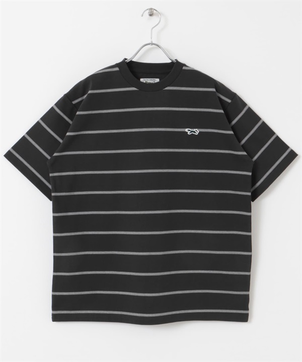 【別注】PENNEYS / THE FOX 刺繡短袖T恤(炭灰色x白色-M-其他灰色)