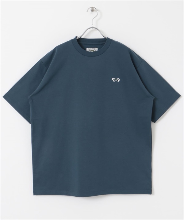 【別注】PENNEYS / THE FOX 刺繡短袖T恤(藍色-M-BLUE)
