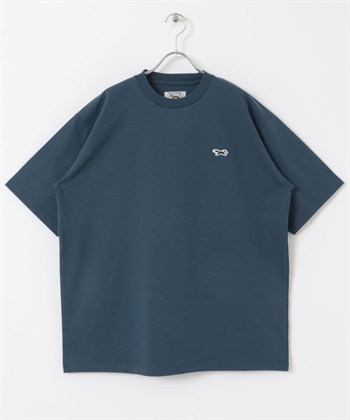 【別注】PENNEYS / THE FOX 刺繡短袖T恤(藍色-L-BLUE)