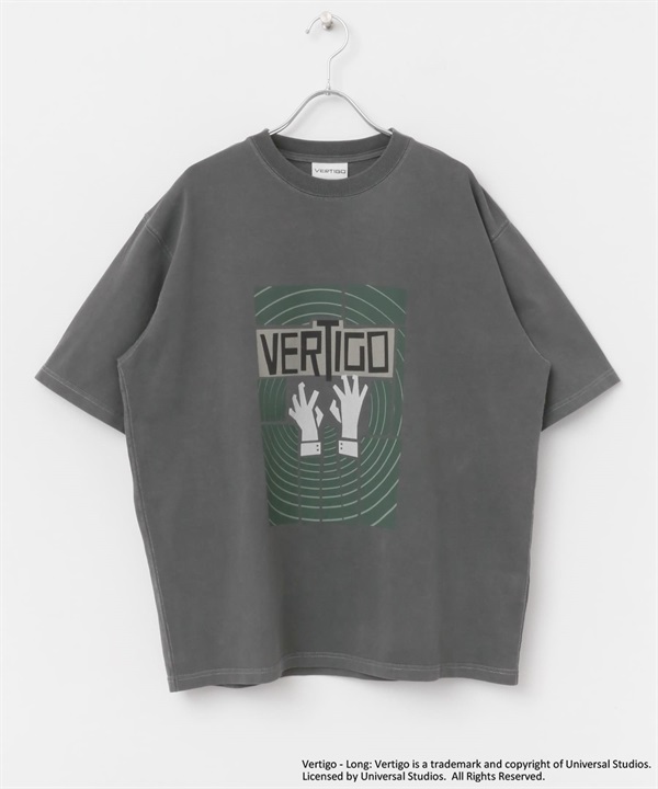 UNIVERSAL《VERTIGO》電影T恤(炭灰色-M-CHARCOAL GRAY)