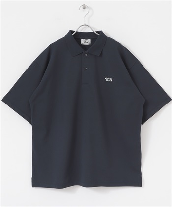 【別注】PENNEYS / THE FOX 刺繡鹿子織POLO衫(藏青色-M-NAVY)