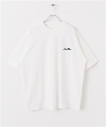 【別注】OUTDOOR EXCHANGE / 短袖T恤(白色-M-WHITE)