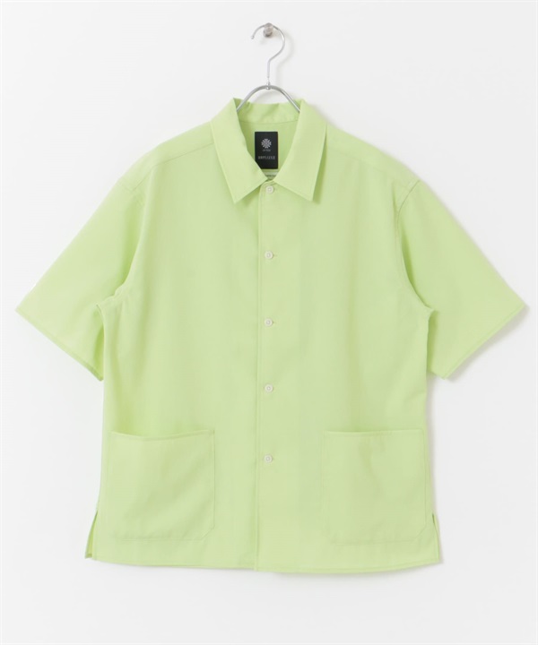 【快乾/抗皺】UR TECH 口袋機能襯衫(淺綠色-M-其他綠色)