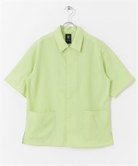 【快乾/抗皺】UR TECH 口袋機能襯衫(淺綠色-M-其他綠色)
