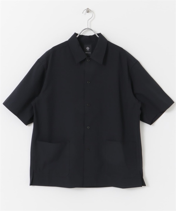 【快乾/抗皺】UR TECH 口袋機能襯衫(藏青色-M-NAVY)