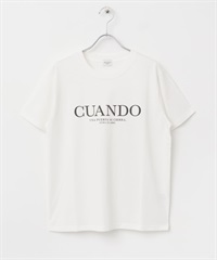 LOGO印花T恤(米色-M-OFF WHITE)