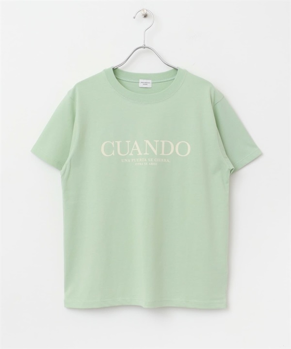 LOGO印花T恤(薄荷綠-M-MINT)