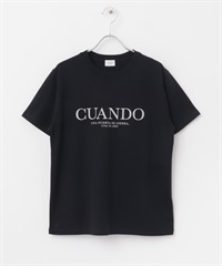 LOGO印花T恤(藏青色-M-NAVY)