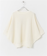 【新色追加】打褶羅紋寬版T恤(原色-M)