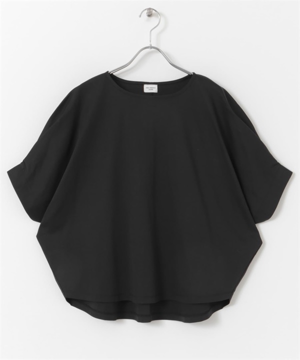 UR TECH Summer Share 打褶袖套衫(黑色-M-BLACK)