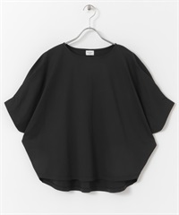 UR TECH Summer Share 打褶袖套衫(黑色-M-BLACK)