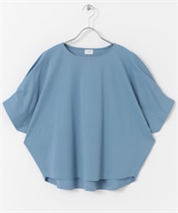 UR TECH Summer Share 打褶袖套衫(藍色-M-BLUE)