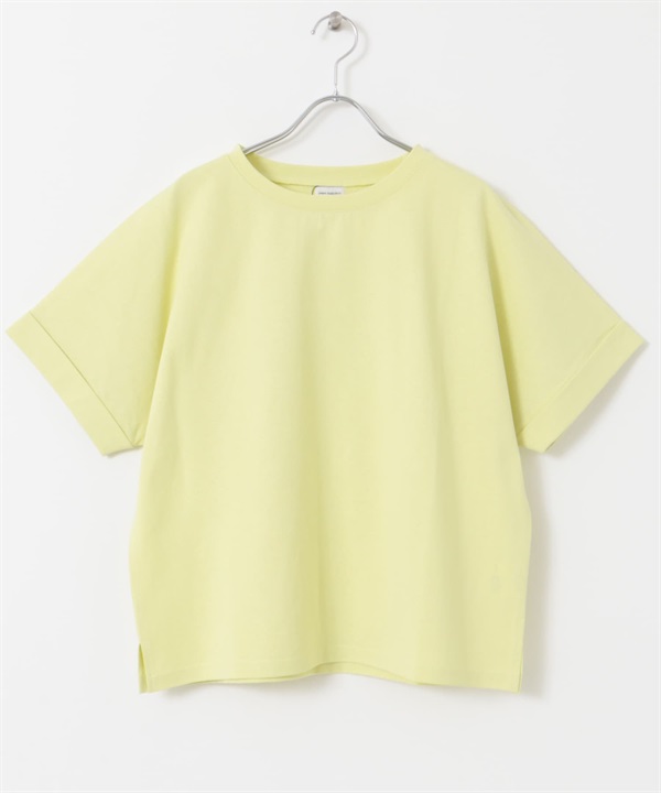 UR TECH 棉質反折袖套衫(黃色-M-YELLOW)