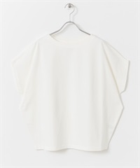 乾爽涼感棉質船型領套衫(米色-M-OFF WHITE)