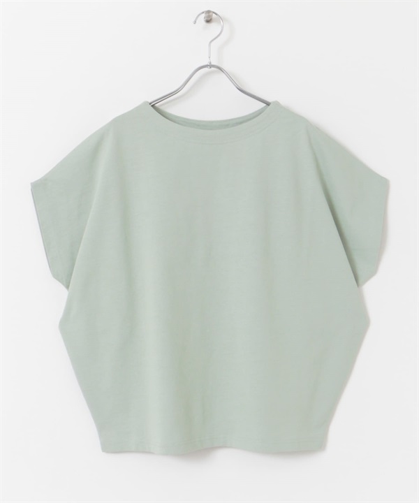 乾爽涼感棉質船型領套衫(薄荷綠-M-MINT)