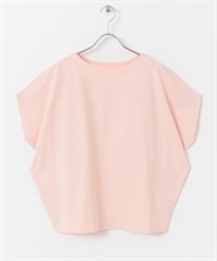 乾爽涼感棉質船型領套衫(淺粉紅色-M-LIGHT PINK)