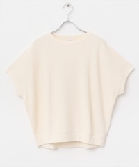 摺線羅紋法式袖T恤(原色-M-NATURAL)