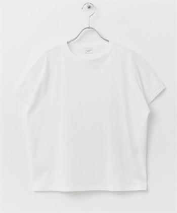 UR TECH COOL涼感後袖打褶套衫(米白色-M-OFF WHITE)