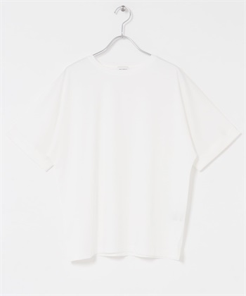 可機洗UV CUT涼感反折袖套衫(米白色-M-OFF WHITE)