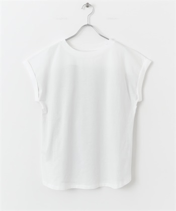 抽褶縫拼接設計上衣(米色-M-OFF WHITE)