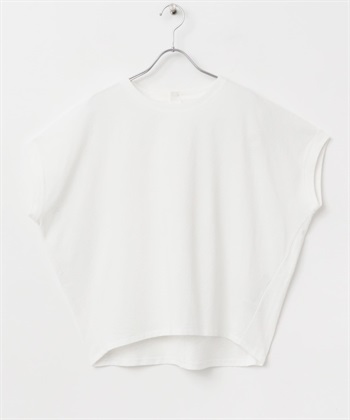 仿亞麻背面鈕扣設計套衫(米色-M-OFF WHITE)