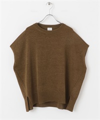 可機洗乾爽針織衫(棕色-M-BROWN)