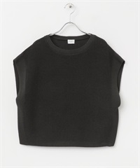 仿亞麻針織衫(炭灰色-M-CHARCOAL GRAY)