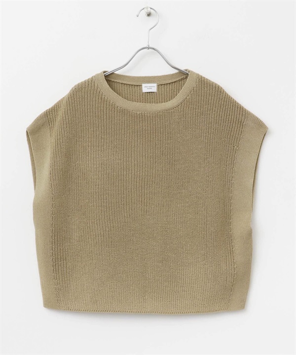 仿亞麻針織衫(膚色-M-BEIGE)