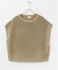 仿亞麻針織衫(膚色-M-BEIGE)