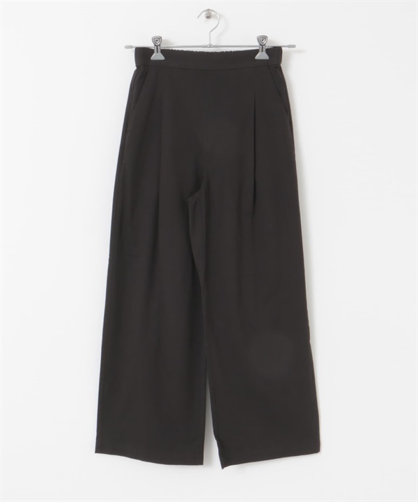 嫘縈棉質輕便長褲(黑色-S-BLACK)