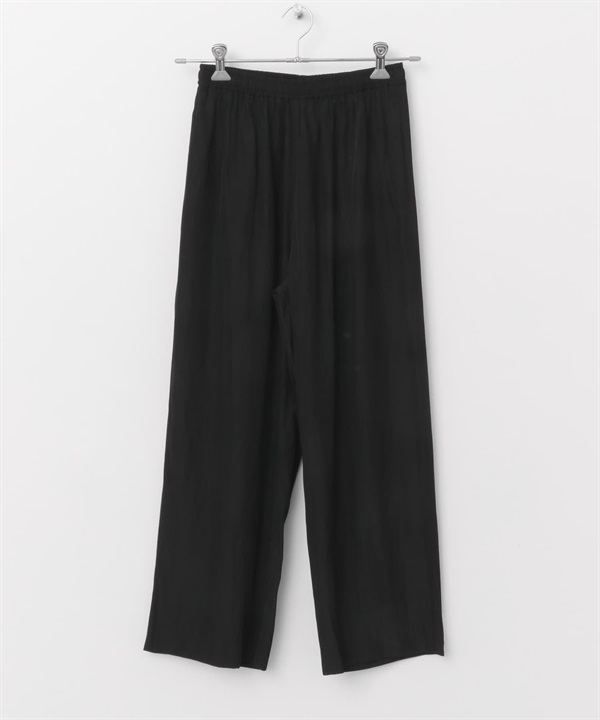 UV CUT涼感乾爽寬鬆長褲(黑色-S-BLACK)