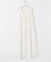 2WAY坦克背心洋裝(米色-M-OFF WHITE)