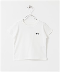【親子裝】【別注】PENNEYS / THE FOX 刺繡短袖T恤(KIDS)(白色-120-WHITE)