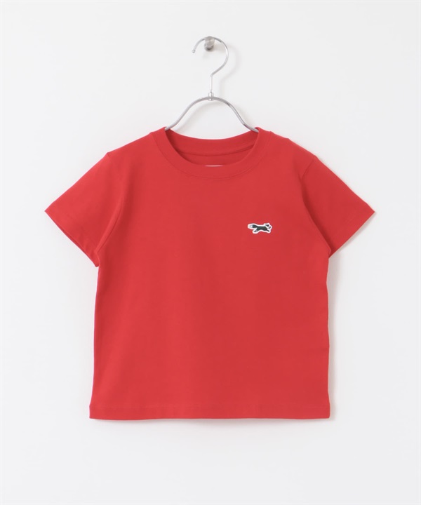 【親子裝】【別注】PENNEYS / THE FOX 刺繡短袖T恤(KIDS)(紅色-120-RED)