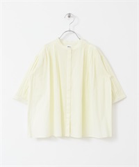 【親子裝】棉質巴里紗碎褶罩衫(KIDS)(黃色-120-YELLOW)