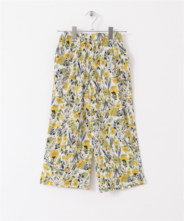 【親子裝】印花輕便長褲(KIDS)(黃色-120-其他黃色)