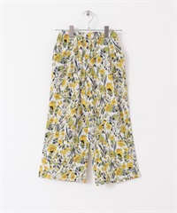 【親子裝】印花輕便長褲(KIDS)(黃色-120-其他黃色)