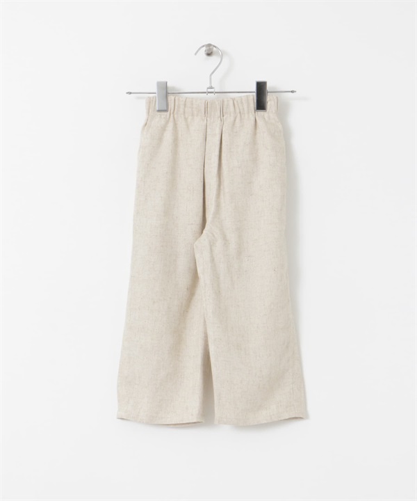 【親子裝】亞麻嫘縈輕便長褲(KIDS)(原色-120-NATURAL)