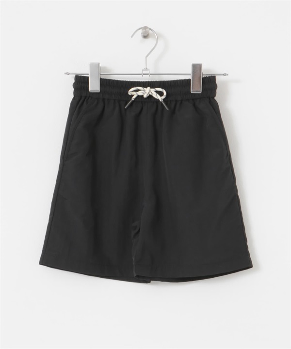 防潑水短褲(KIDS)(可成套搭配)(黑色-120-BLACK)