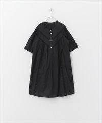 梯形蕾絲洋裝(附襯裙)(KIDS)(黑色-120-BLACK)