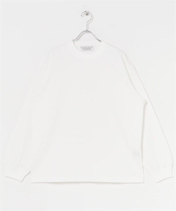 10.5oz厚磅長袖T恤(白色-M-WHITE)