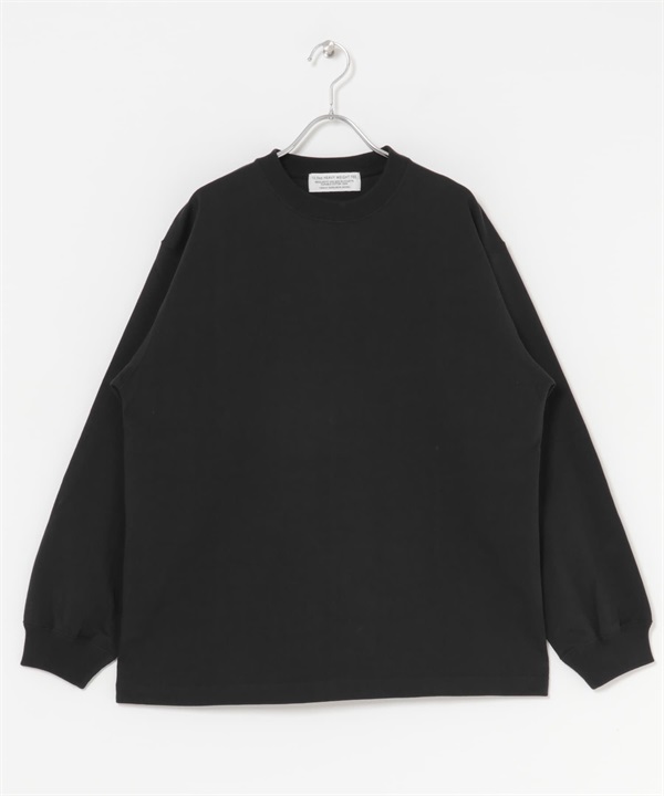 10.5oz厚磅長袖T恤(墨黑色-M-BLACK)