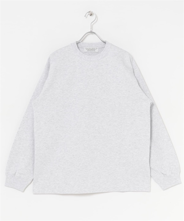 10.5oz厚磅長袖T恤(灰色-M-其他灰色)
