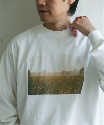 相片印花長袖T恤by Grow Organic Project