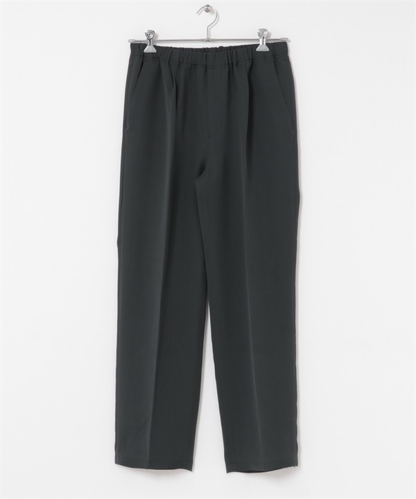 雙層織物輕便西裝褲(其他灰色-M-DARK GRAY)