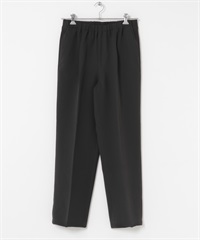 雙層織物輕便西裝褲(炭灰色-M-CHARCOAL GRAY)
