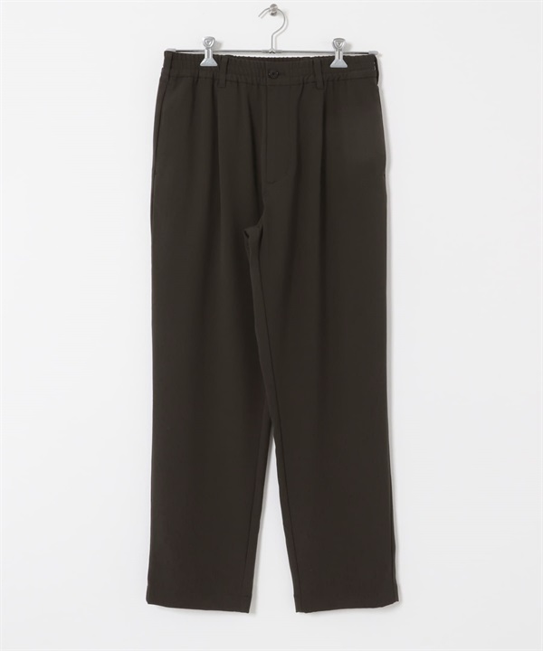 仿羊毛輕便長褲(棕色-M-BROWN)