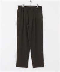 仿羊毛輕便長褲(棕色-M-BROWN)