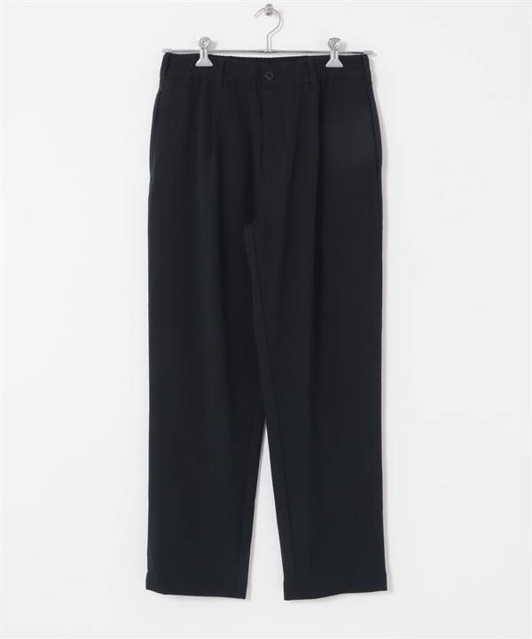 仿羊毛輕便長褲(藏青色-M-NAVY)