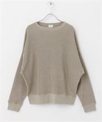 圓編羅紋長袖T恤(灰膚色-M-其他灰色)